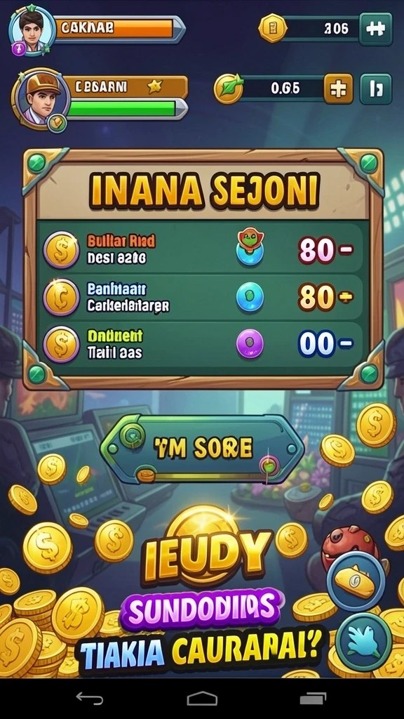 666j - Screenshot dari salah satu level yang menantang.