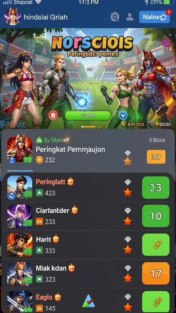 f08 - Pengaturan level yang beragam dan menantang.