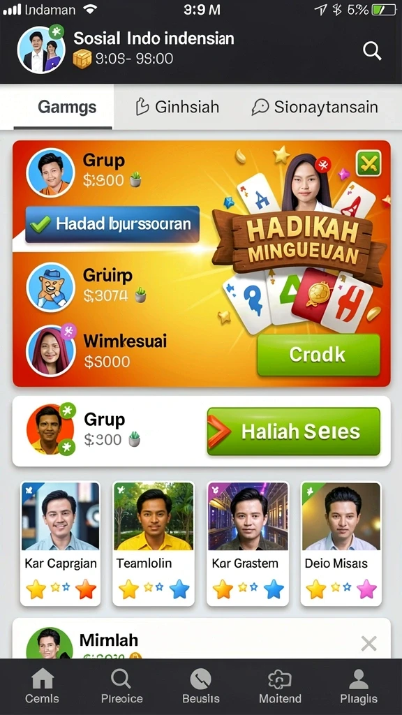 ind777 - Fitur misi harian yang menarik.