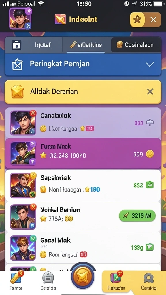 nikmat777 - Tampilan antarmuka yang menarik dan mudah digunakan.