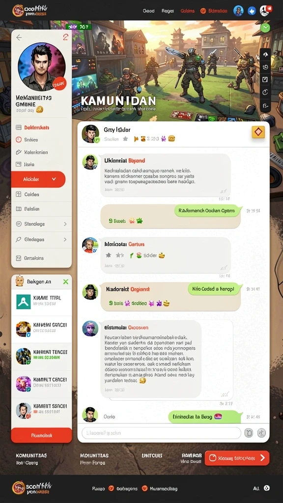popwin - Antarmuka yang responsif dan mudah dinavigasi.